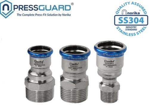 Stainless Steel 304 Press Fit MI Adaptor